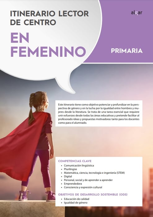Itinerario lector primaria - En femenino